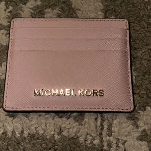 MK PINK CARD CASE